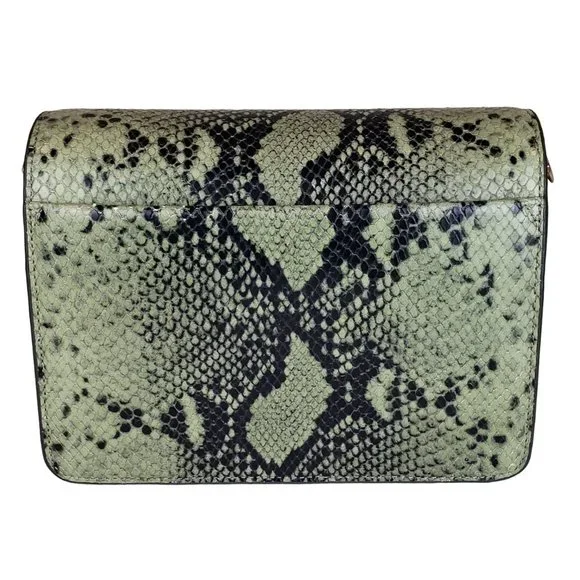 3.1 Phillip Lim Green Snakeskin Alix Mini Shoulder Bag NWT - Picture 7 of 12